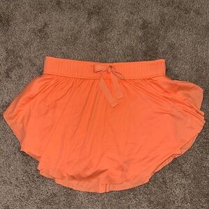 Orange Athletic Skort